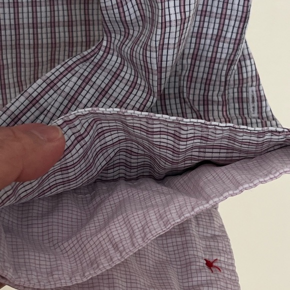 Guess LA Mens Button Down Gingham Shirt‎ XL Plaid Check Cotton Work Business - Picture 17 of 17